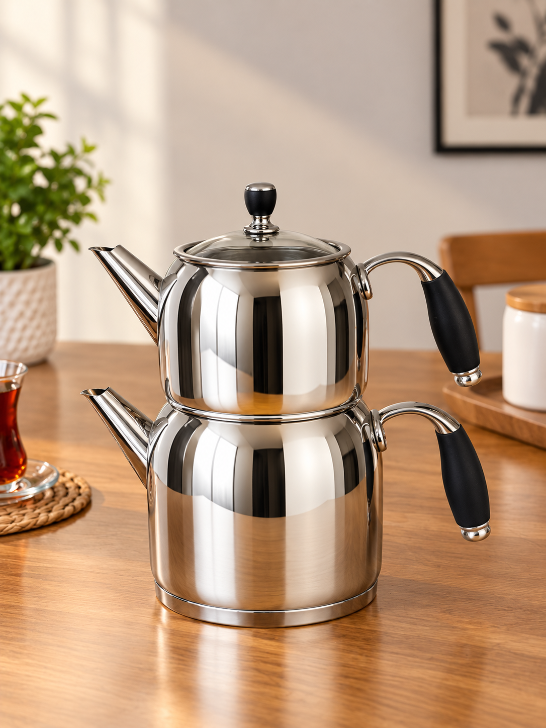 Türkisch Tee Kanne, Family Chai kanne