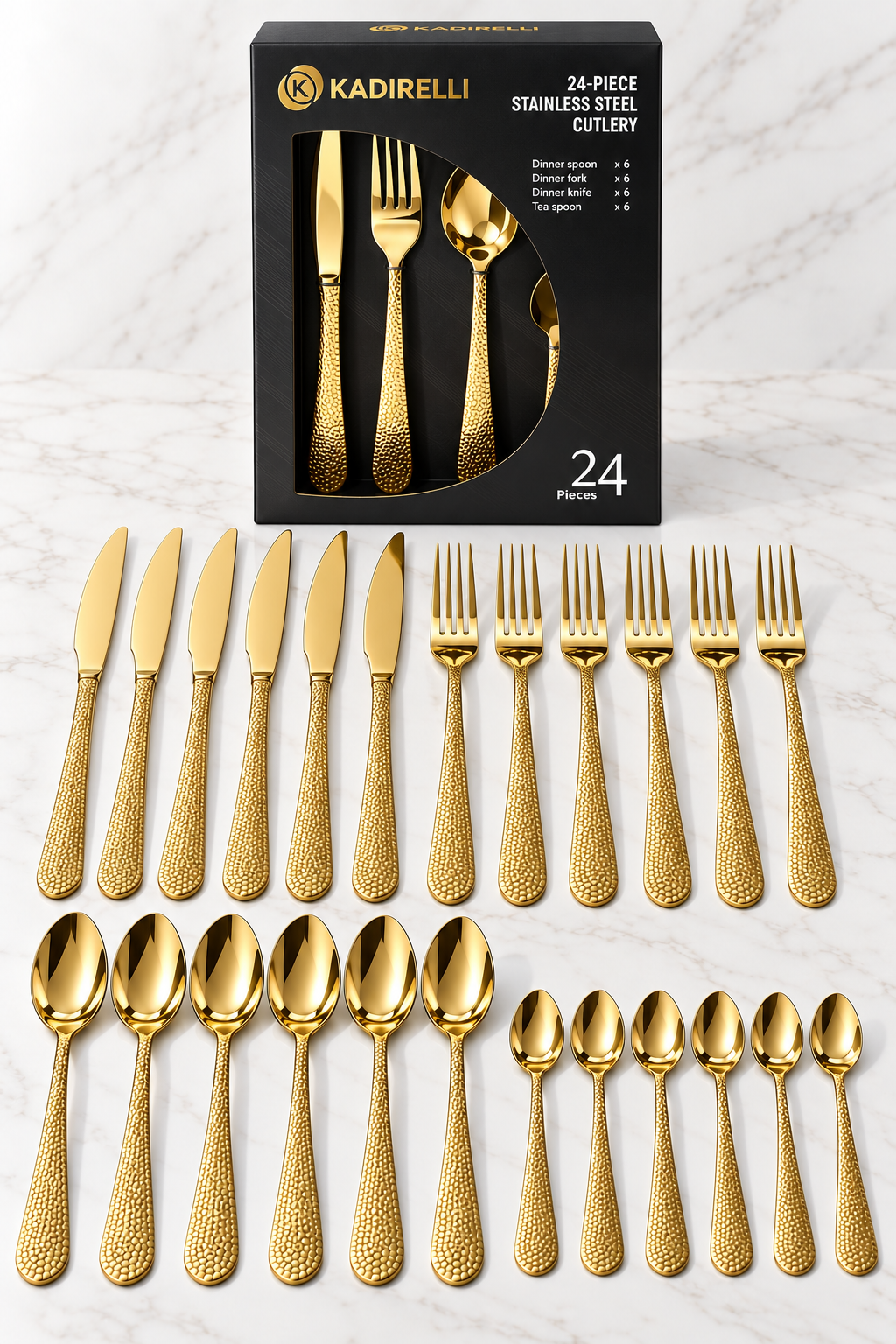 Besteck Set gold Besteck Löffel set