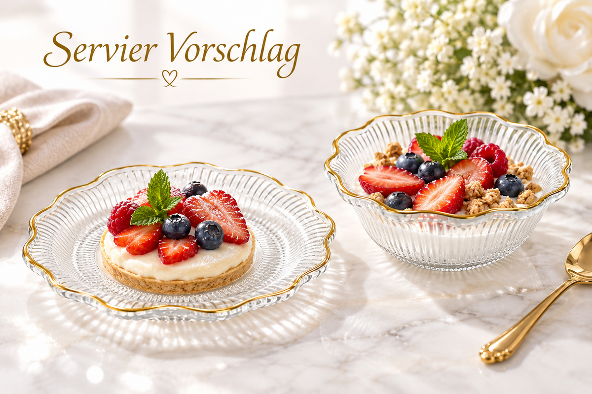 12tlg Schalen Set Glas Schalen Dessert Schalen Snack Schalen