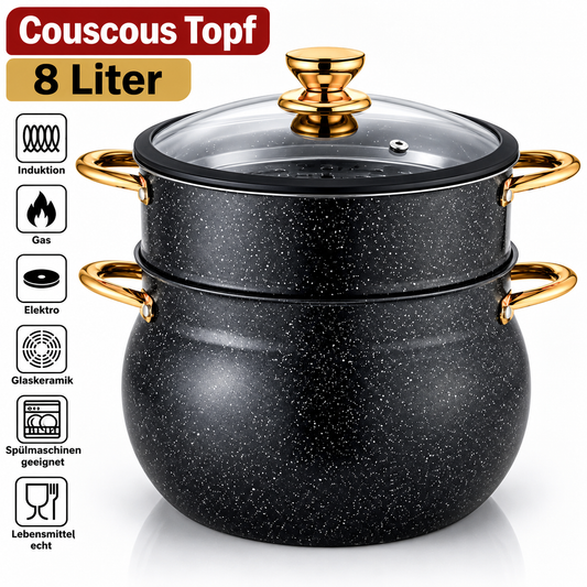 Couscous Topf Couscoussiere Kuskus Dampfgarer Kochtopf Induktion