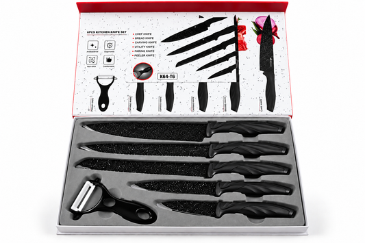 6-teiliges Küchenmesserset