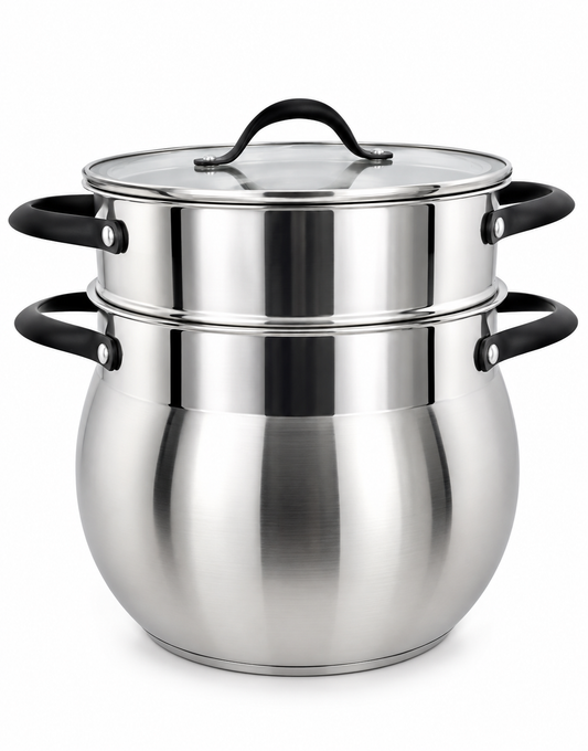 Couscous Topf Couscoussiere Kuskus Dampfgarer Kochtopf Edelstahl 12 Liter Induktion