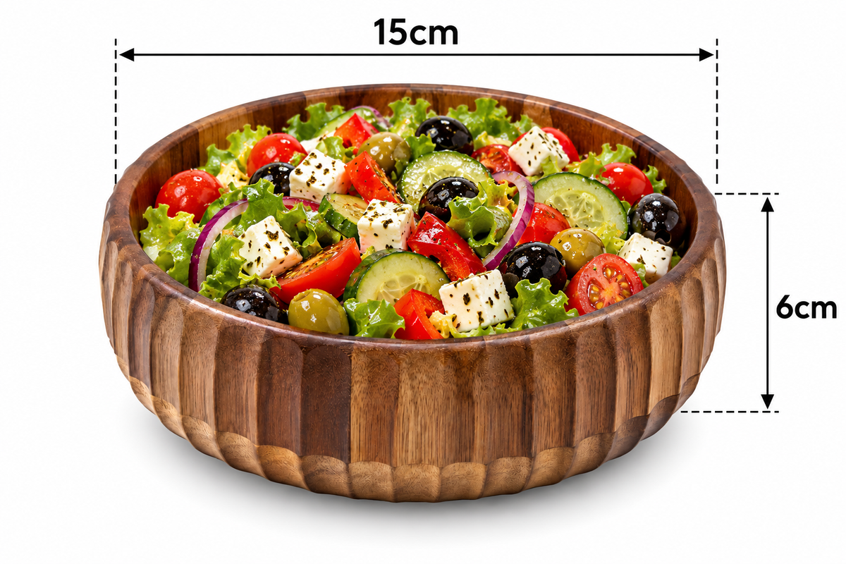 Schale Akazienholz Schüssel Holzschale Snackteller dipschale Serviertablett
