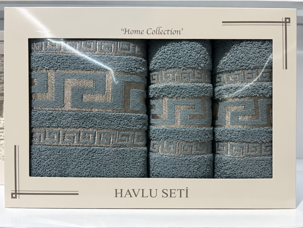 Handtuch Set -3-teilig Badetuch