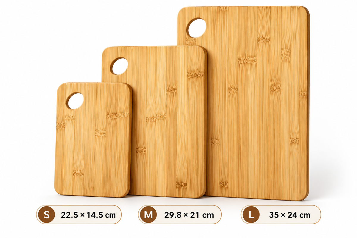 Schneidebrett Küchenbrett aus Bambus Holz