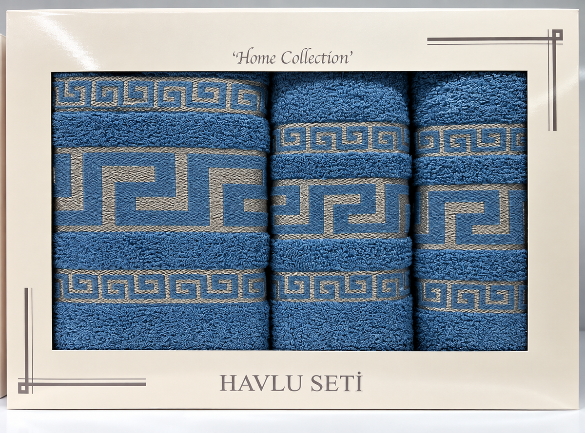 Handtuch Set -3-teilig Badetuch