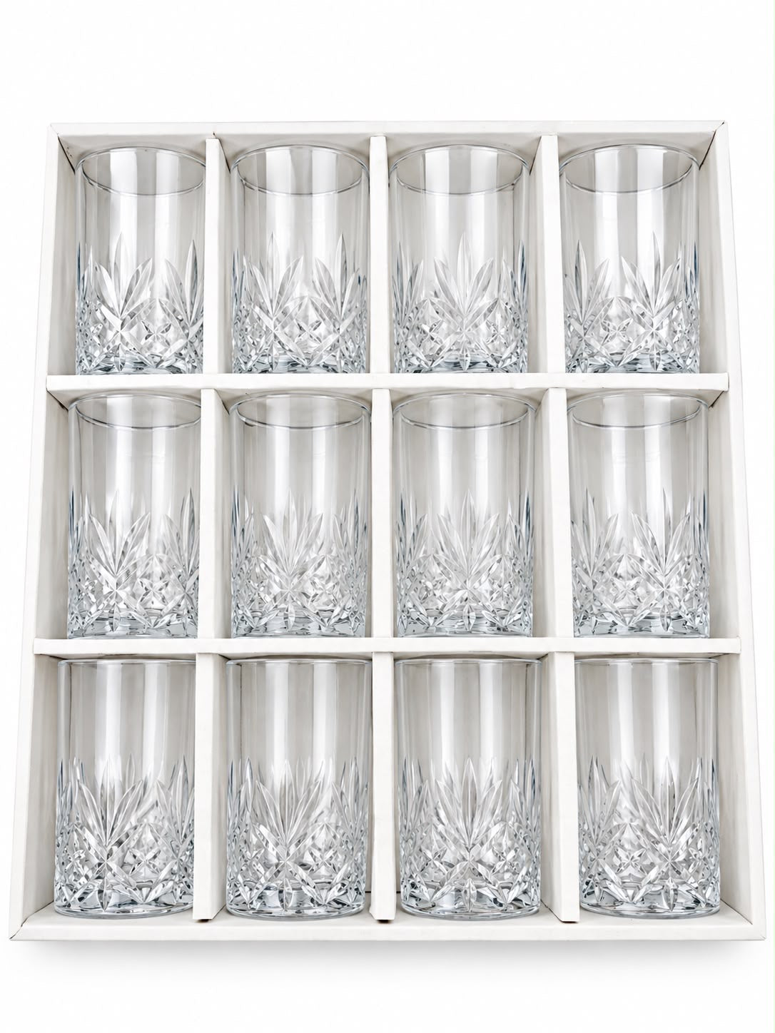 12tlg Teegläser transparent Trinkgläser