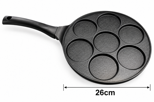 Eierpfanne Pancake Pfannkuchenpfanne Spiegelei Pfanne 26 cm