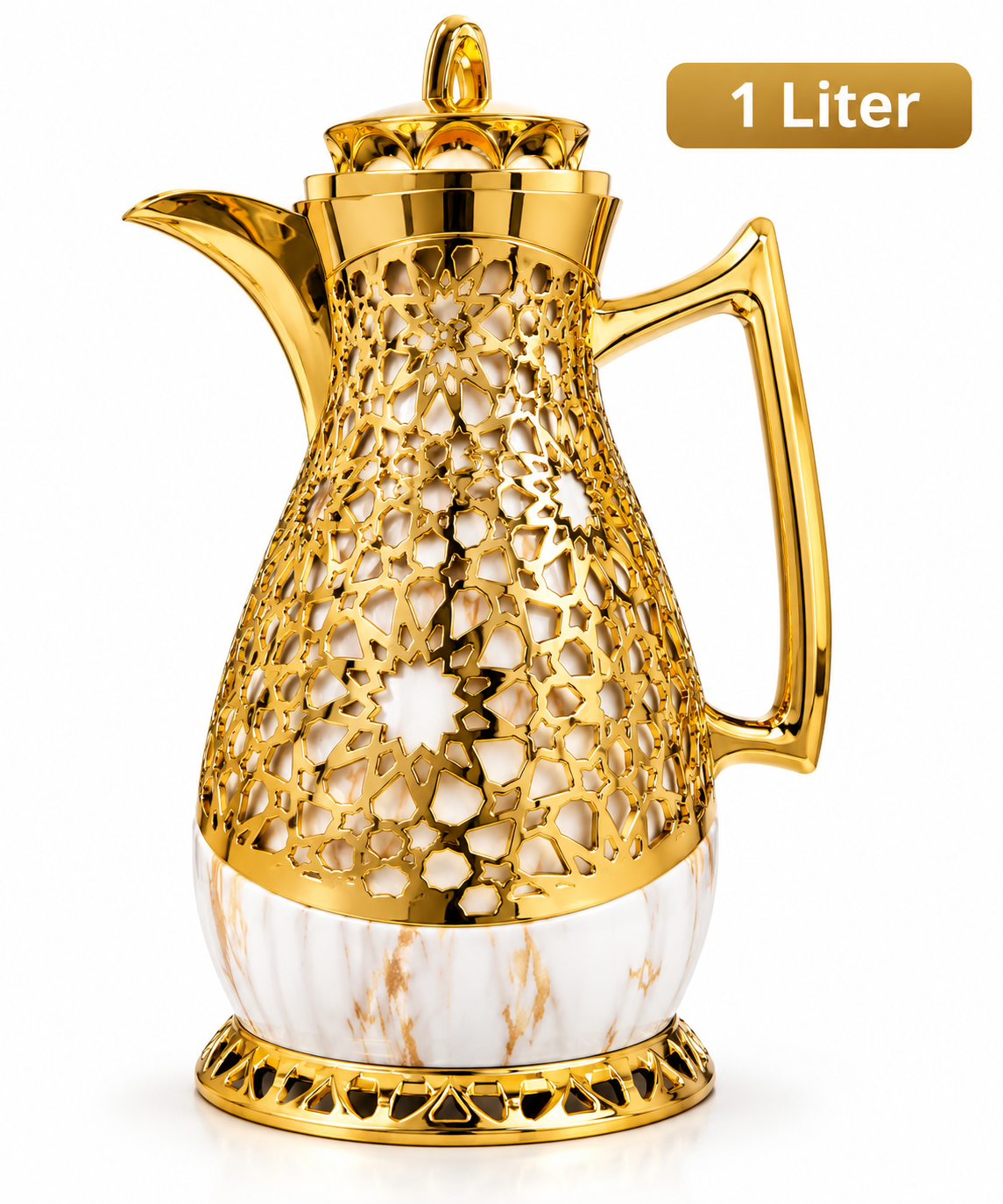 Thermokanne Isolierung ARABESQUE Kanne Gold 1Liter