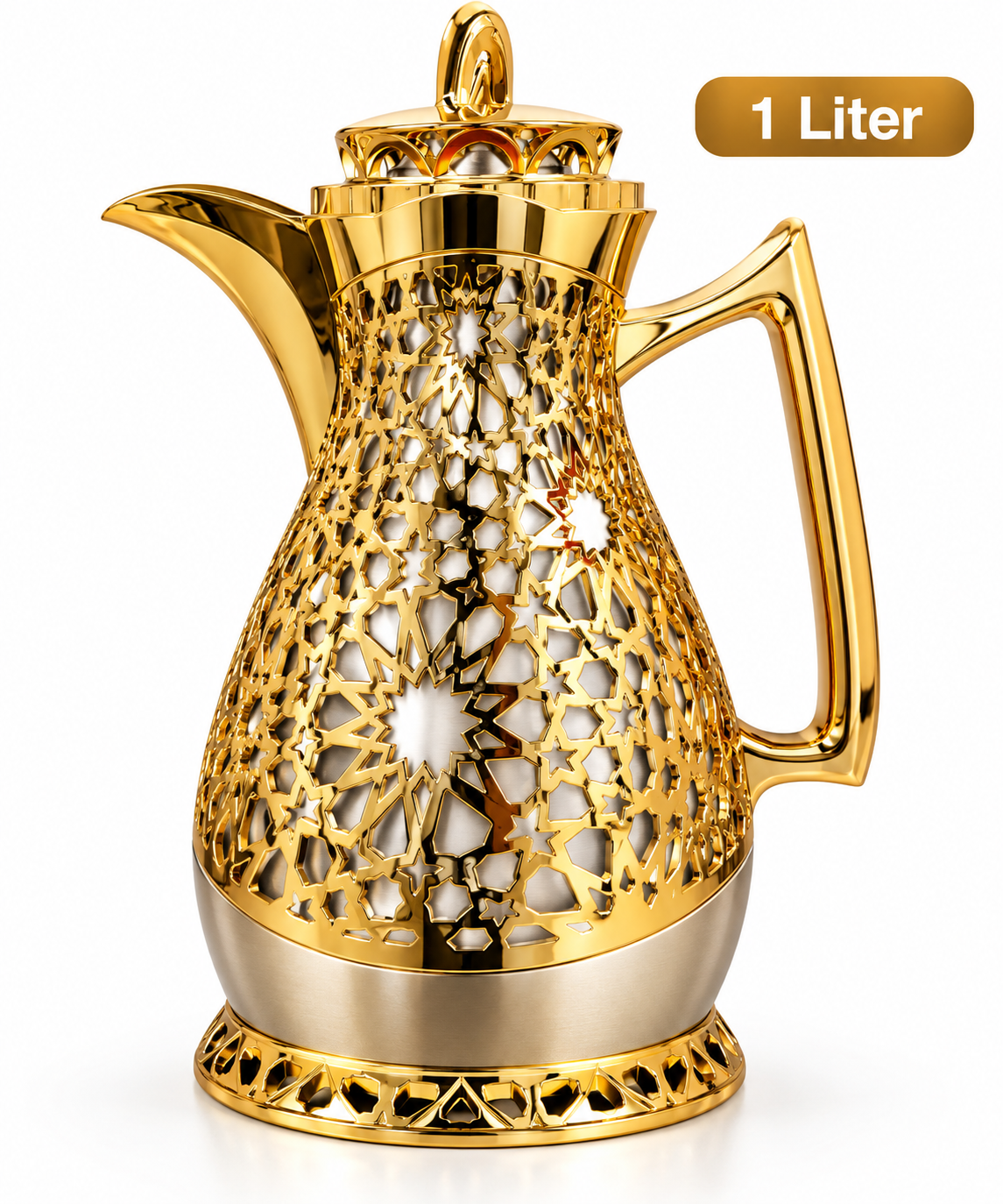 Thermokanne Isolierung ARABESQUE Kanne Gold 1Liter