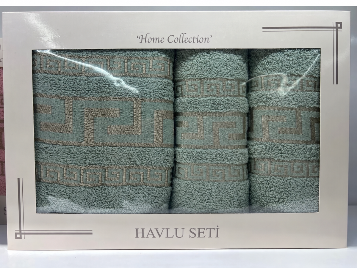 Handtuch Set -3-teilig Badetuch