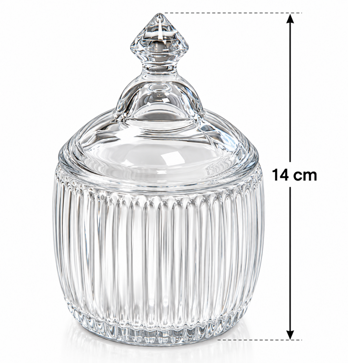 Glas Dose Zucker Dose Candy Dose