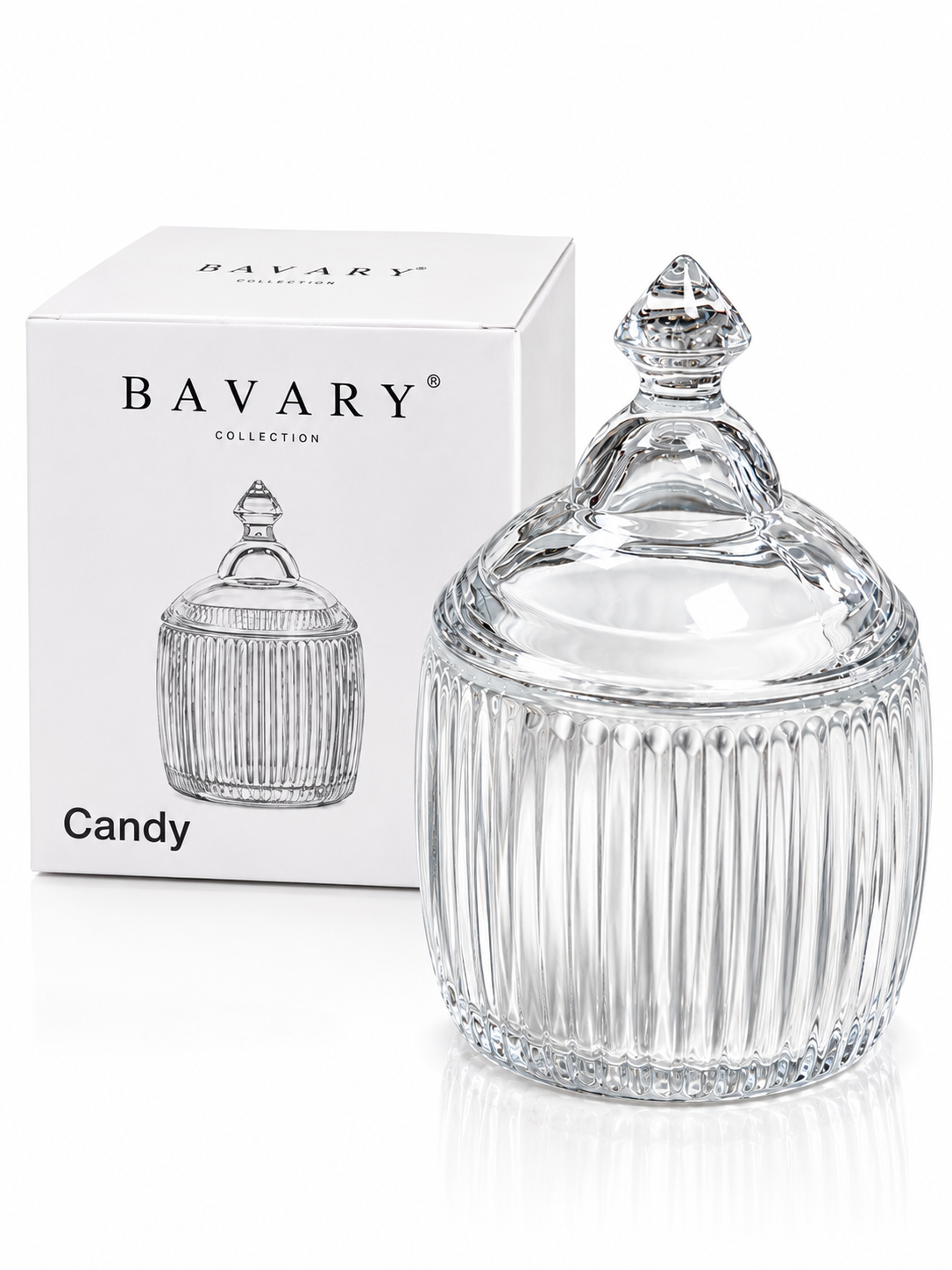 Glas Dose Zucker Dose Candy Dose