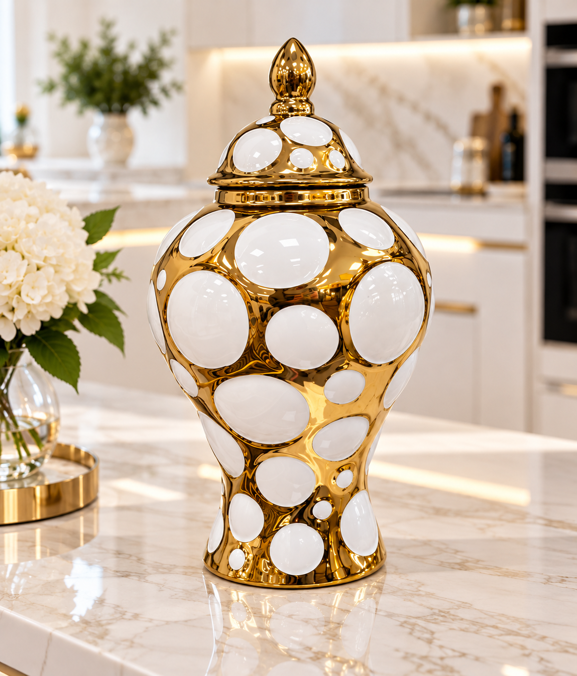 Vasen gold vase Porzellan vasen Trend vasen