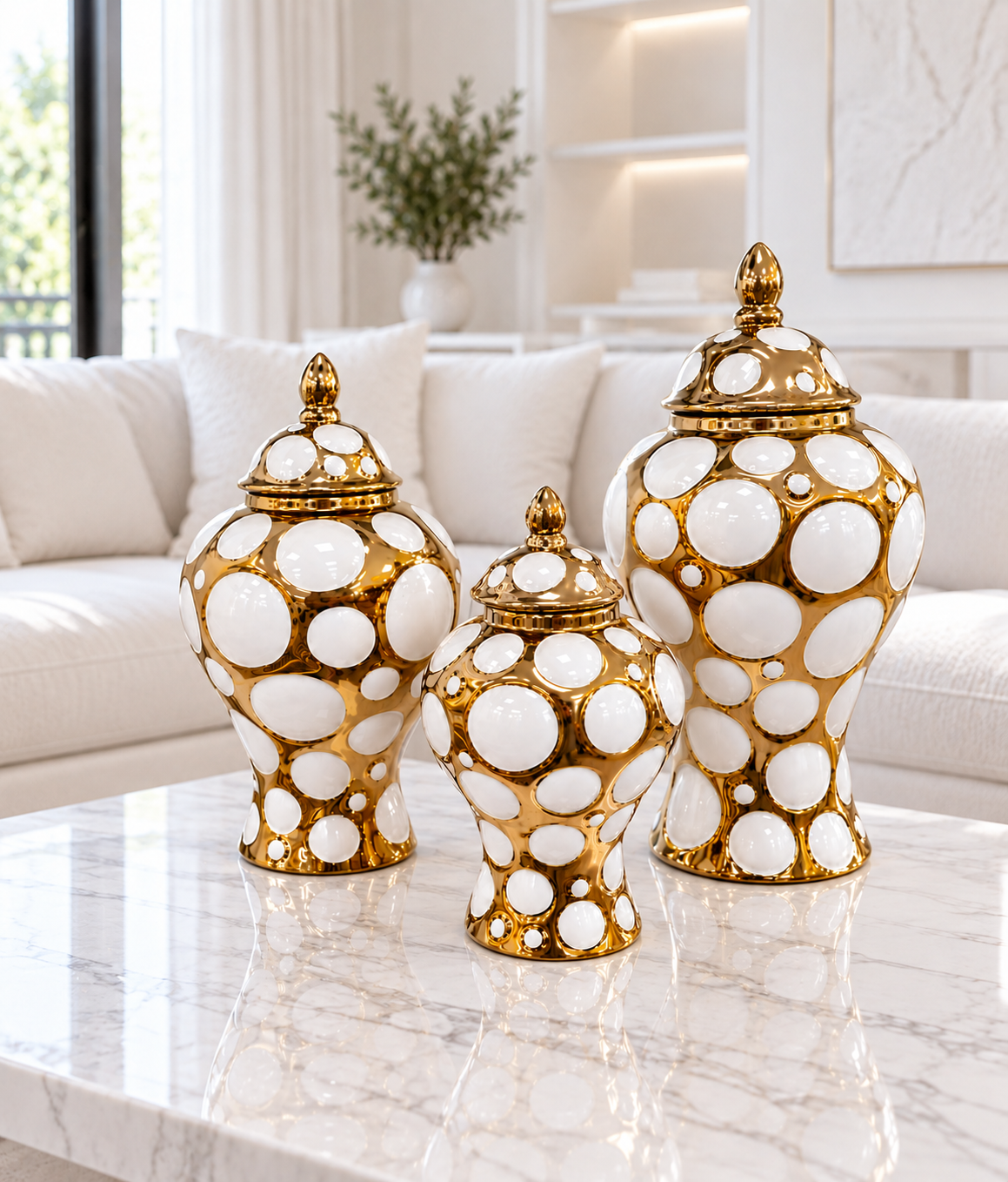 Vasen gold vase Porzellan vasen Trend vasen