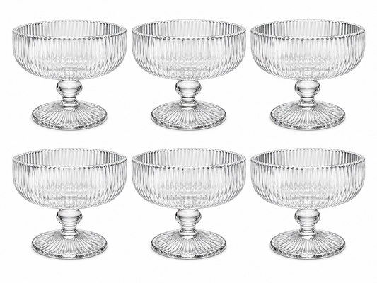 Schalen Set Glas Schalen auf Fuß