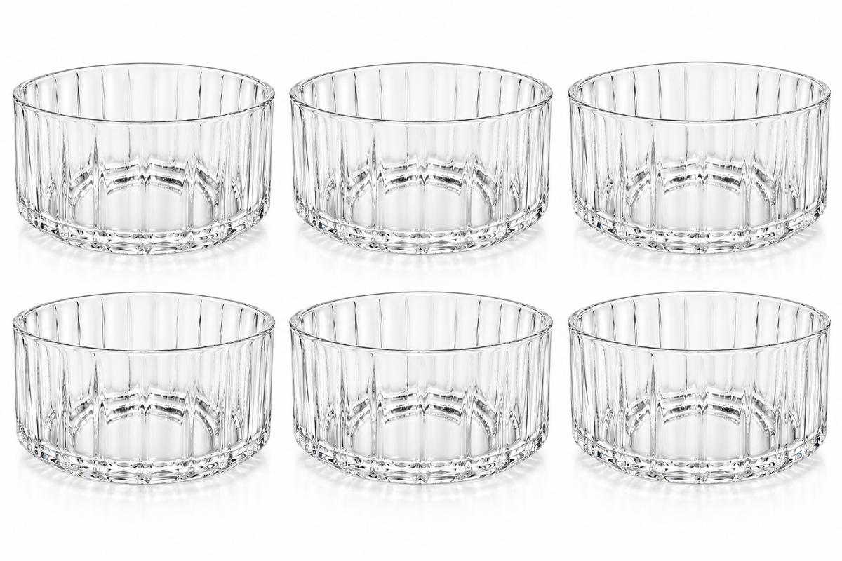 Schalen set Glas Schale Runde Schale Eis schale