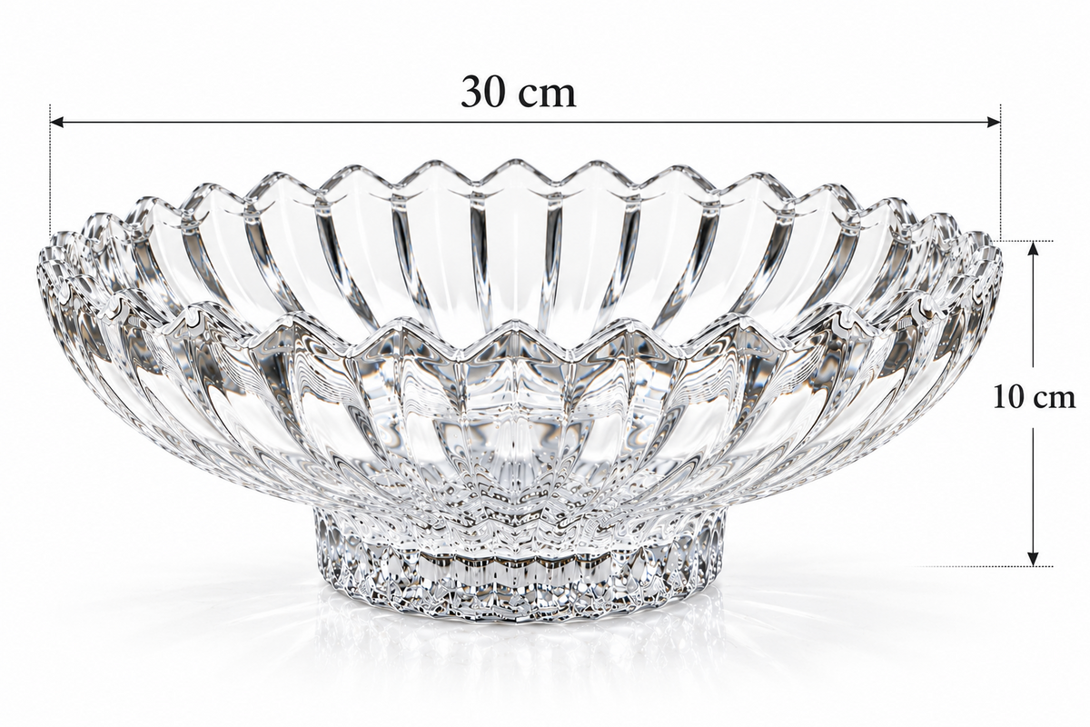 Glas Schale Obst Schale Deko Schale
