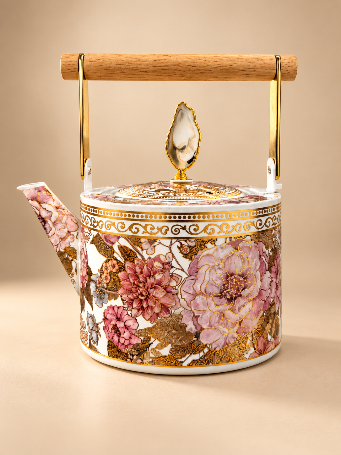 Tee Kanne Orientalisch Floral Edehlstahl Kanne