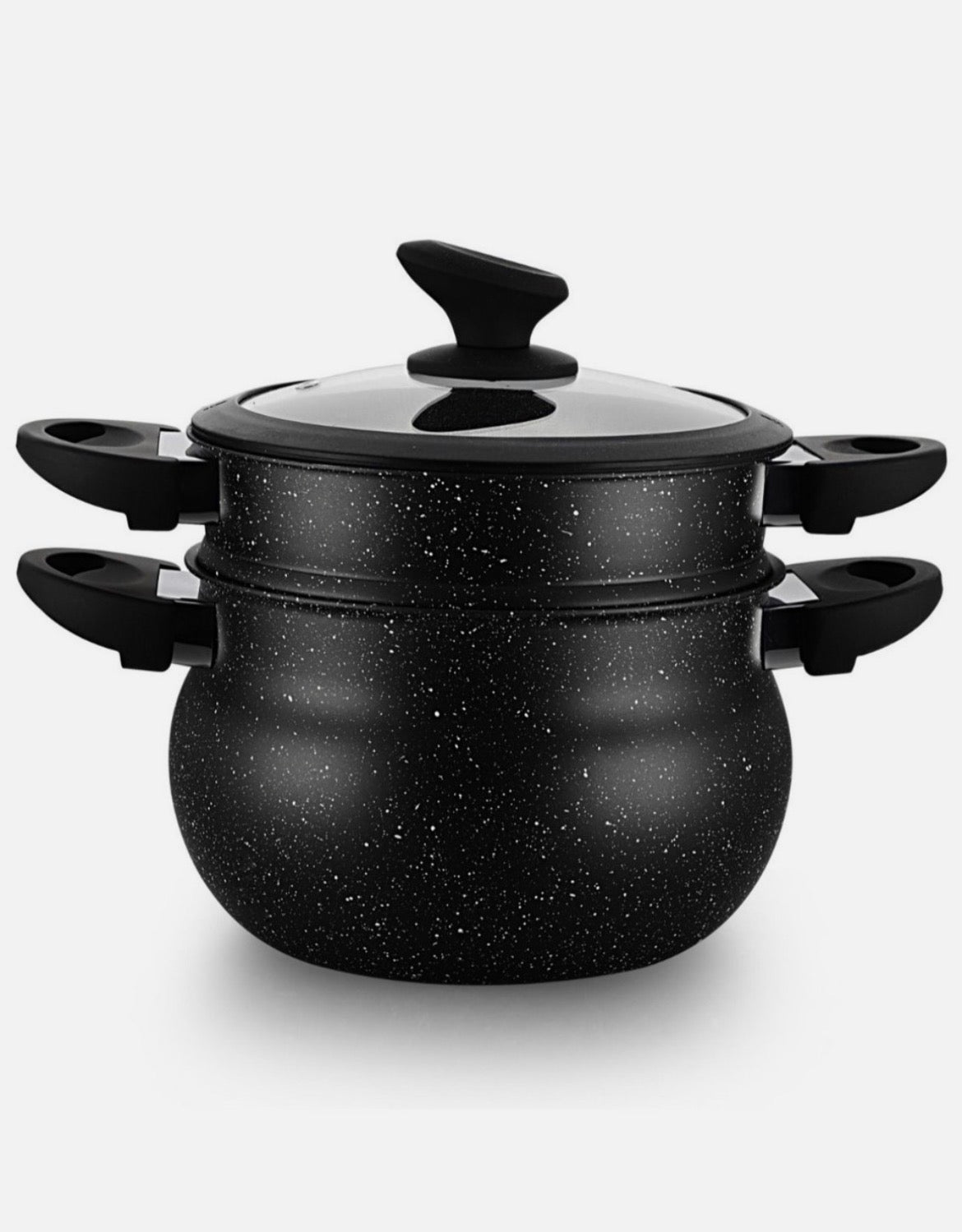 Couscous Topf Couscoussiere Kuskus Dampfgarer Kochtopf Induktion Granit  8,4L