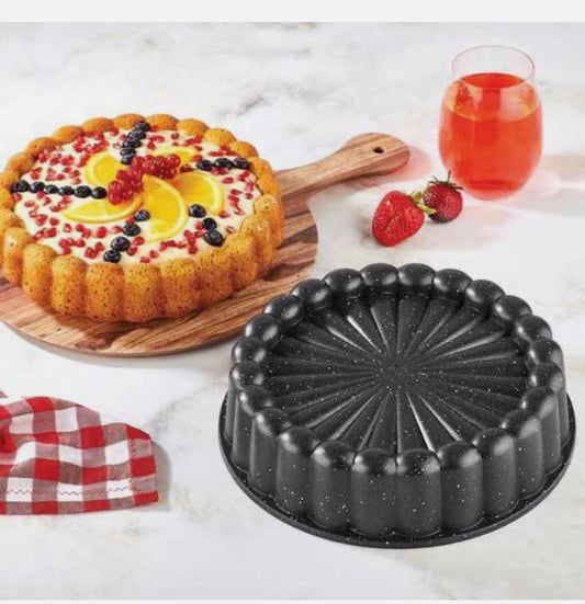 Backform Kuchenform Marmorkuchen Granit rund