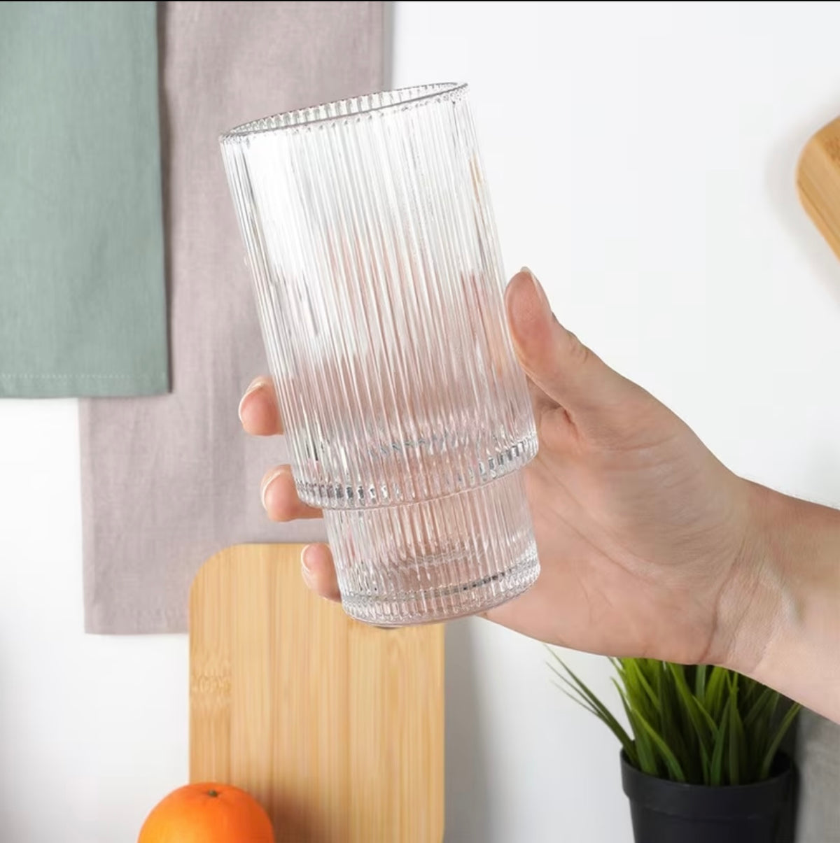 Ripple Gläser, 6 stück