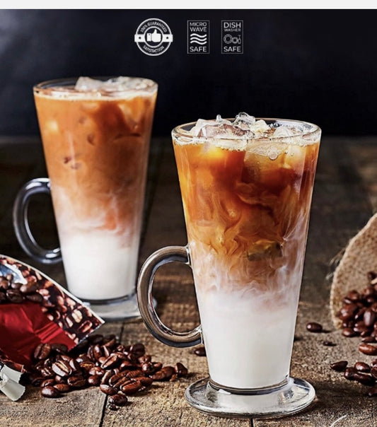 2er Latte Macchiato Gläser Teeglas 250ml