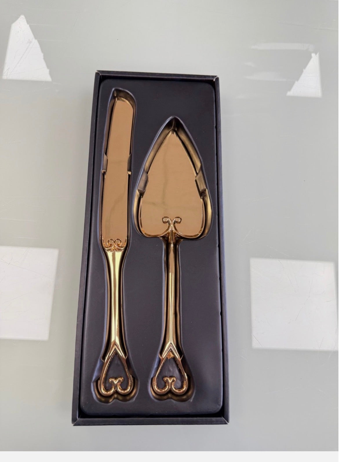 Tortenbesteck zur Hochzeit Set Kuchenmesser Tortenheber Tortenmesser