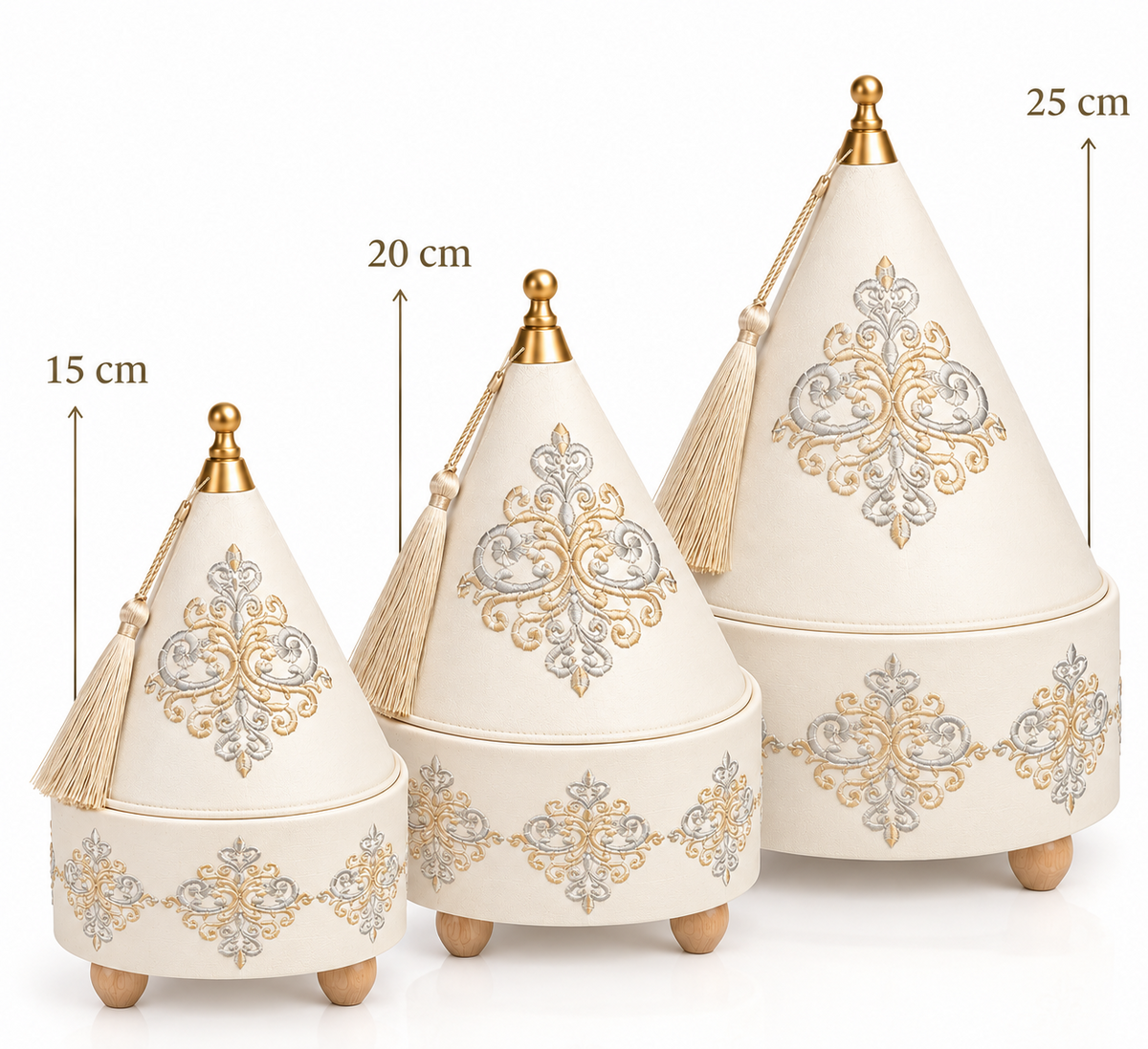 Servier Platte, Leder Servierplatte