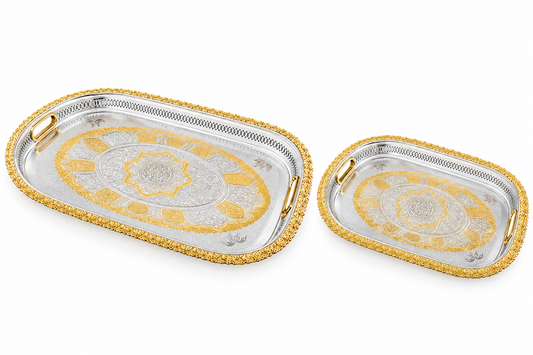 Tablett, SINIYA,Serviertablett Gold