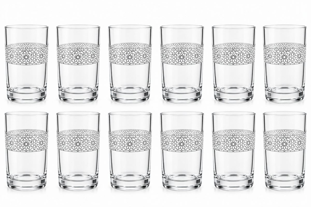 Gläser set marokkanische Tee Gläser 12stück Gläser