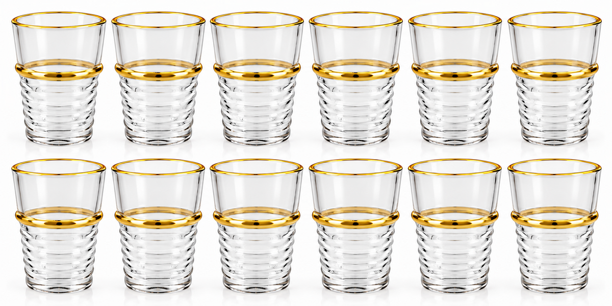 12er Gläser set Tee Gläser orientalisch Gläser