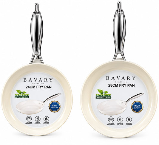 Pfannen Induktionsbratpfanne Bratpfanne cremig beige